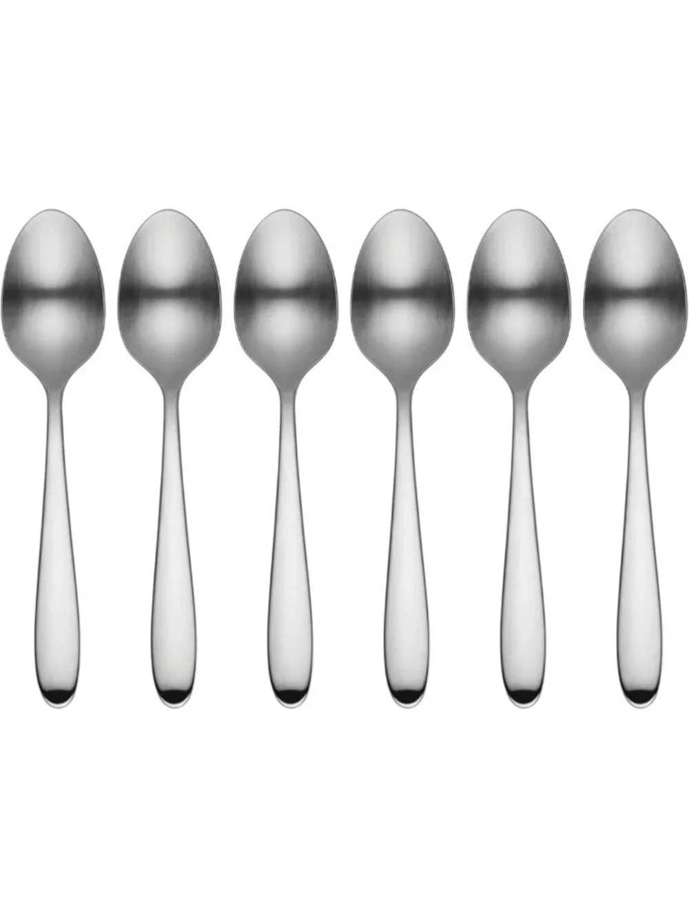 Everyday Flatware Set of 6 - Stainless Steel Dinner Spoons, Service for 6